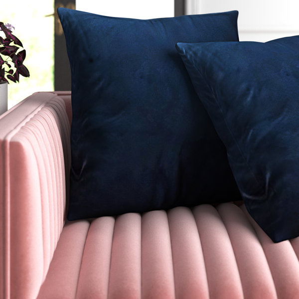 Wayfair navy online pillows